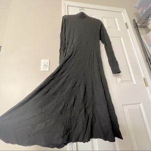 H&M black midi sweater dress